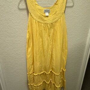 Anthony Richards Sunny Yellow Textured sun dress size 1x